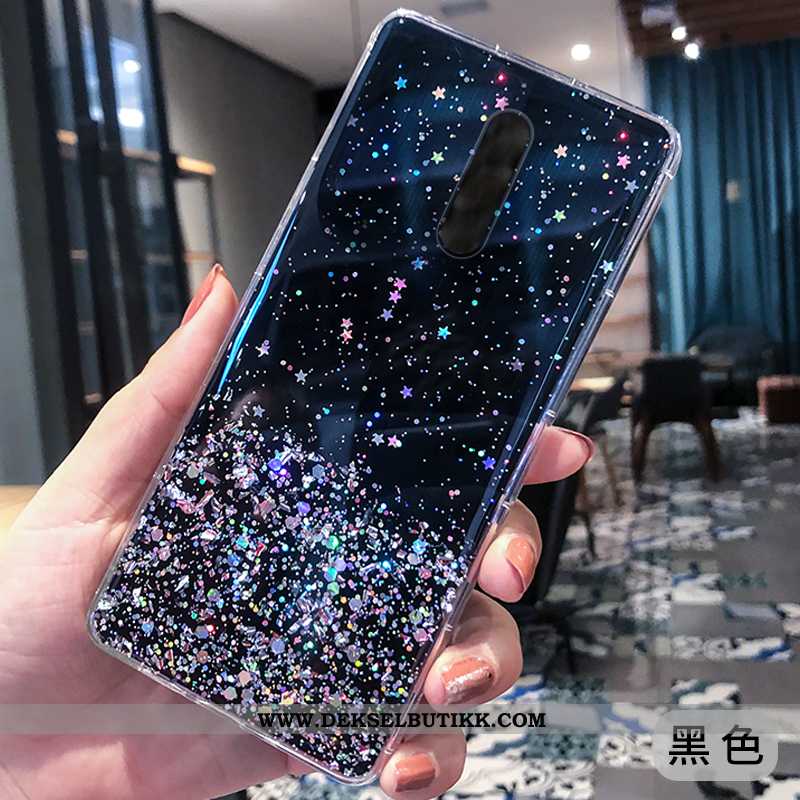 Etui Oppo Reno Z Kreativ Svart Net Red Mobiltelefon, Deksel Oppo Reno Z Tynne Salg