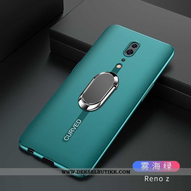 Etui Oppo Reno Z Tynne Mobiltelefon Hard Anti-fall Grønn, Deksel Oppo Reno Z Beskyttelse Rabatt