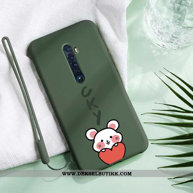 Etui Oppo Reno2 Av Personlighet Tynne Anti-fall Trend Grønn, Deksel Oppo Reno2 Kreativ Rabatt