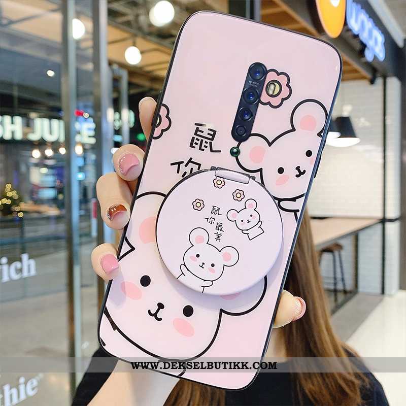 Etui Oppo Reno2 Beskyttelse Støtte Mote Speil Grønn, Deksel Oppo Reno2 Glass Salg