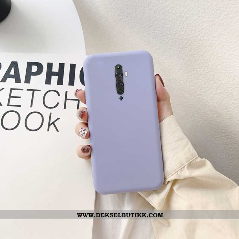 Etui Oppo Reno2 Silikon Deksel Mobiltelefon Anti-fall Lilla, Oppo Reno2 Alt Inkludert Kjøpe