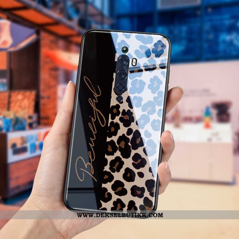 Etui Oppo Reno2 Z Av Personlighet Ultra Svart Glass, Deksel Oppo Reno2 Z Kreativ Tilbud