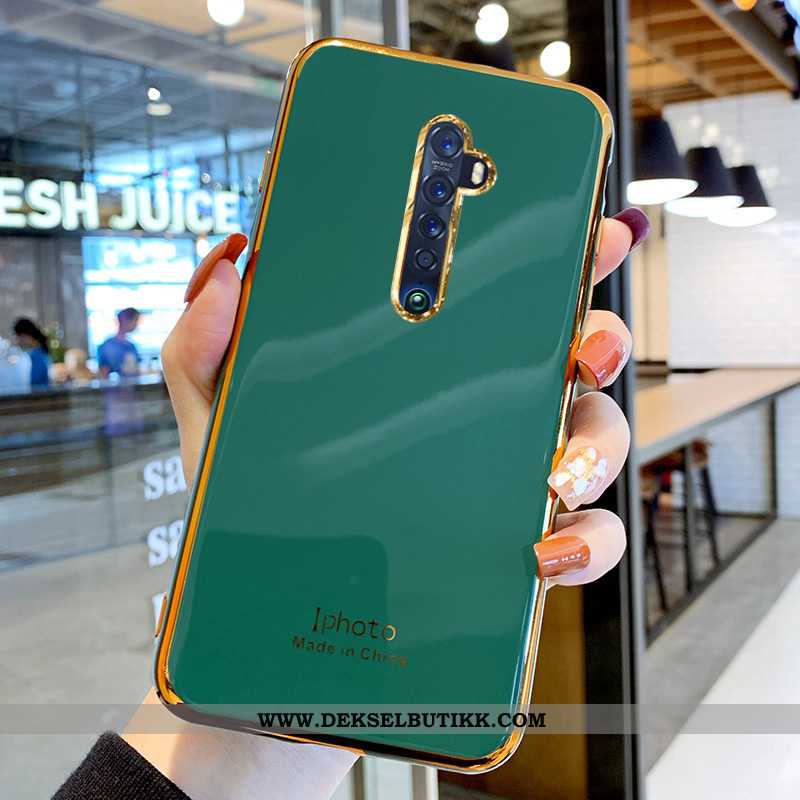 Etui Oppo Reno2 Z Beskyttelse Alt Inkludert Grønn Anti-fall, Deksel Oppo Reno2 Z Myke Kjøpe