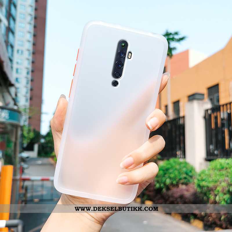 Etui Oppo Reno2 Z Gjennomsiktig Myke Alt Inkludert Silikon Hvitt, Deksel Oppo Reno2 Z Nubuck Billige