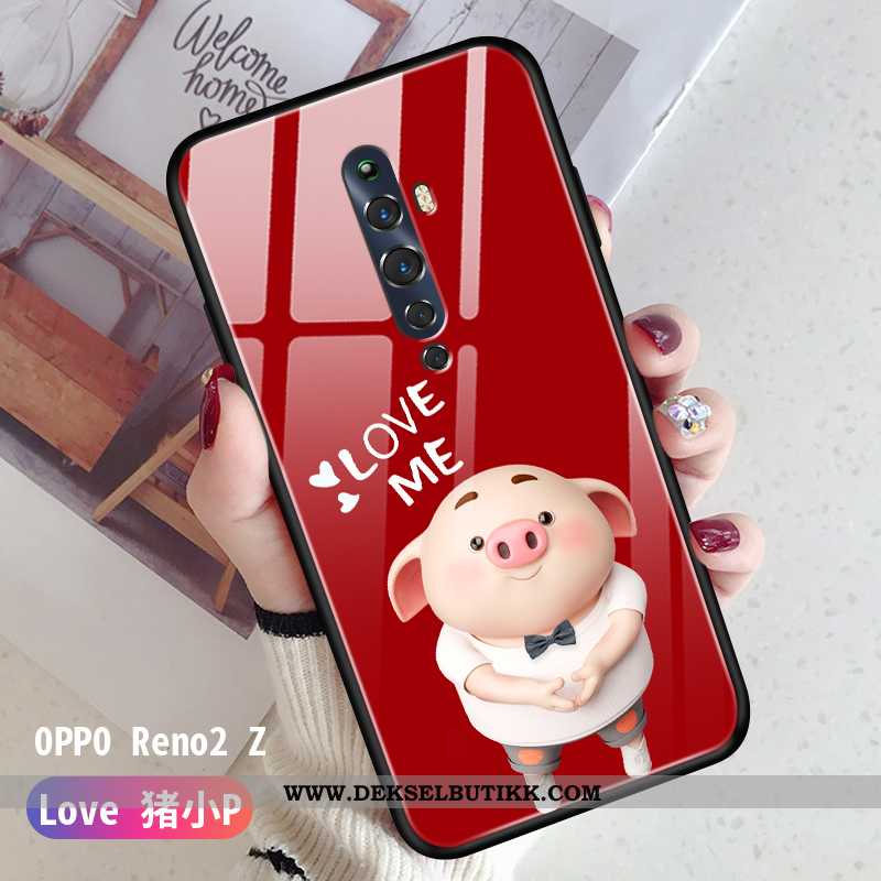 Etui Oppo Reno2 Z Trend Vakker Liten Hard Grønn, Deksel Oppo Reno2 Z Tynne Butikk