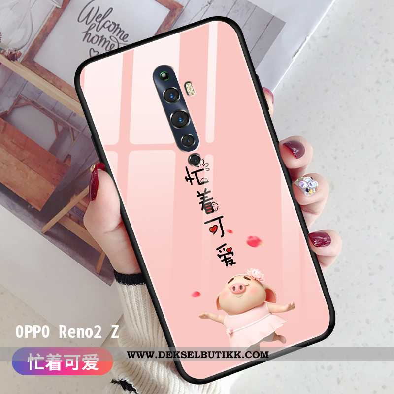 Etui Oppo Reno2 Z Trend Vakker Liten Hard Grønn, Deksel Oppo Reno2 Z Tynne Butikk