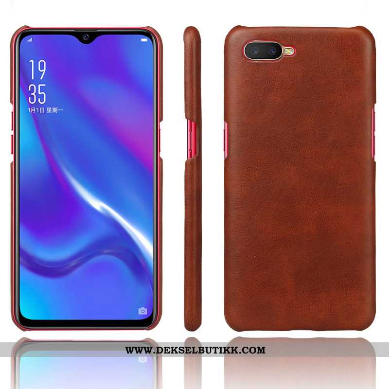 Etui Oppo Rx17 Neo Trend Kvalitet Brun Mobiltelefon, Deksel Oppo Rx17 Neo Beskyttelse Salg