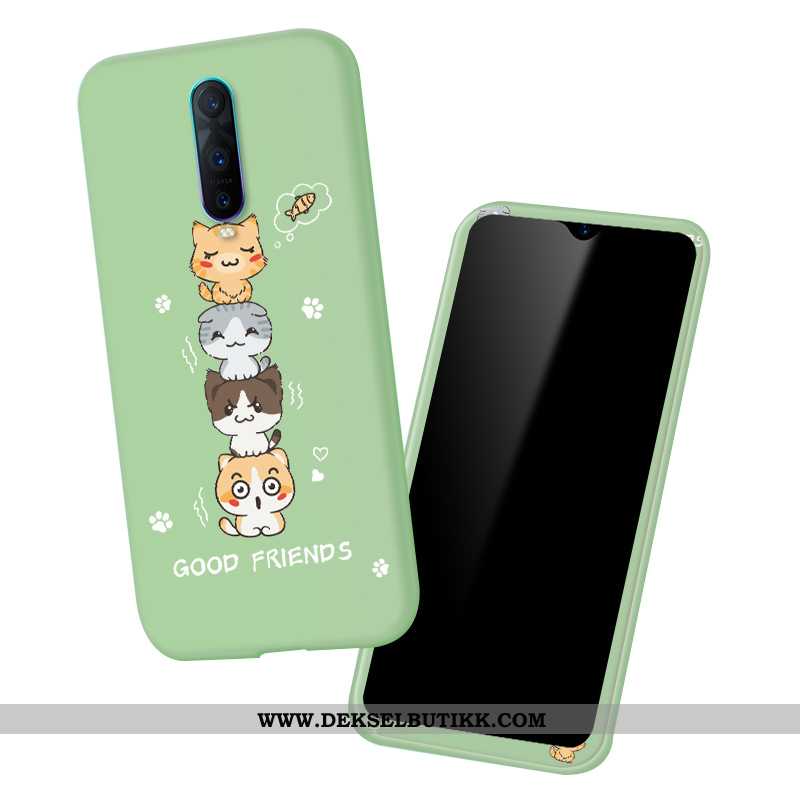 Etui Oppo Rx17 Pro Kreativ Anti-fall Beskyttelse Grønn, Deksel Oppo Rx17 Pro Cartoon Tilbud