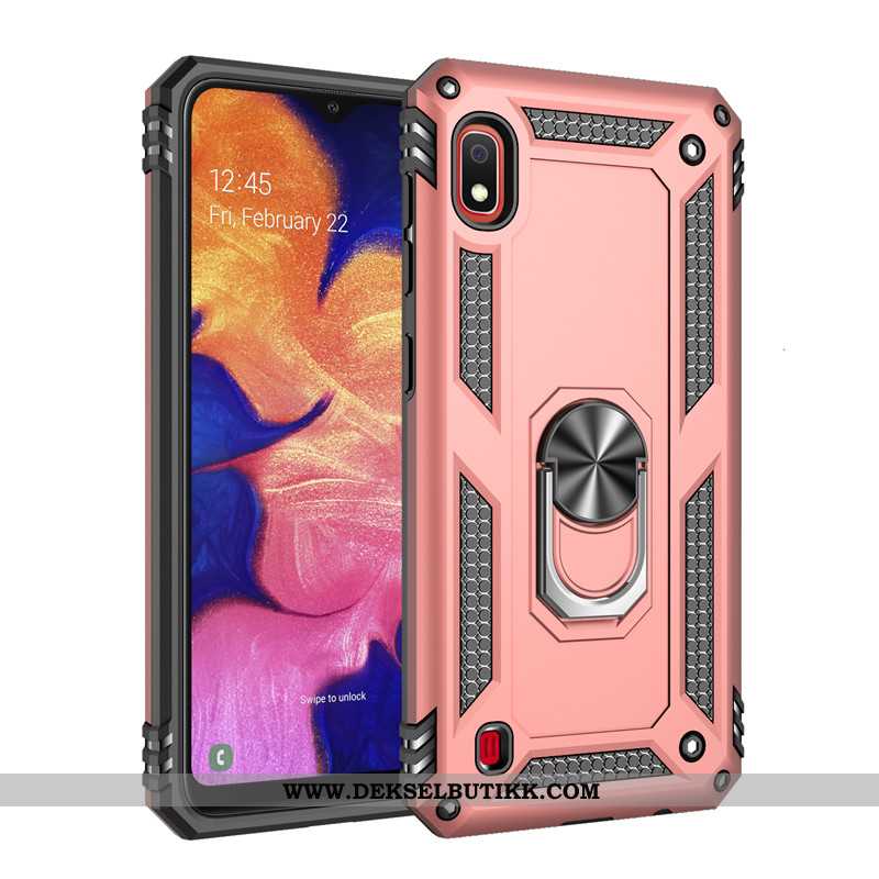 Etui Samsung Galaxy A10 Beskyttelse Kjølig Ring Alt Inkludert Rosa, Deksel Samsung Galaxy A10 Myke B