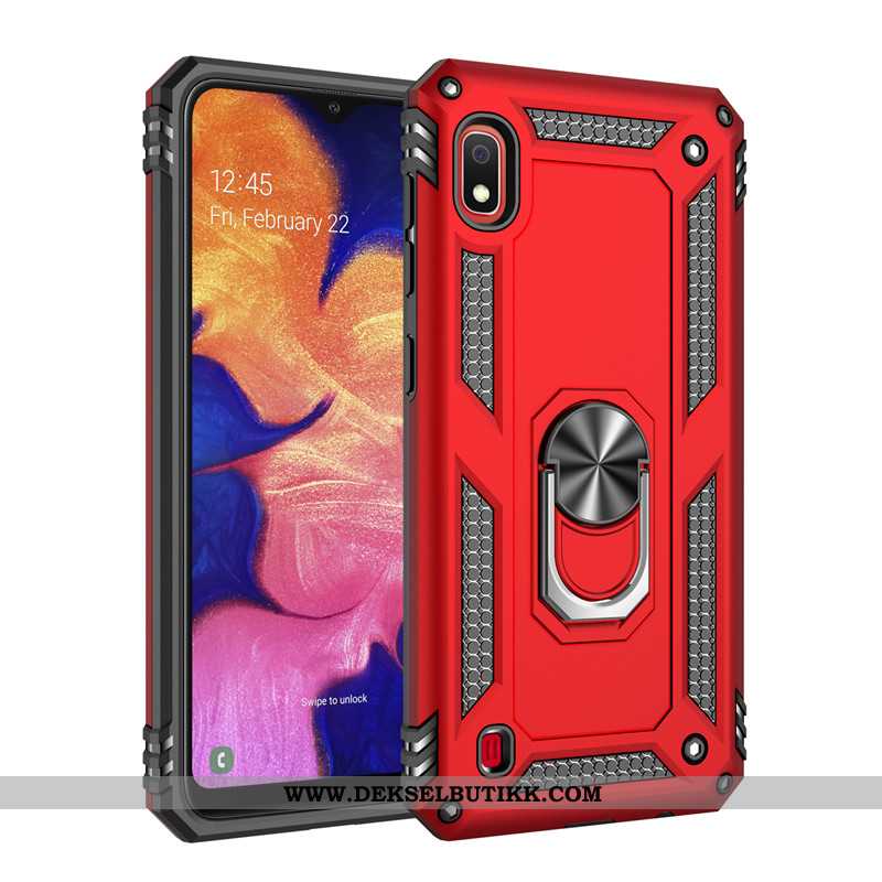 Etui Samsung Galaxy A10 Beskyttelse Kjølig Ring Alt Inkludert Rosa, Deksel Samsung Galaxy A10 Myke B