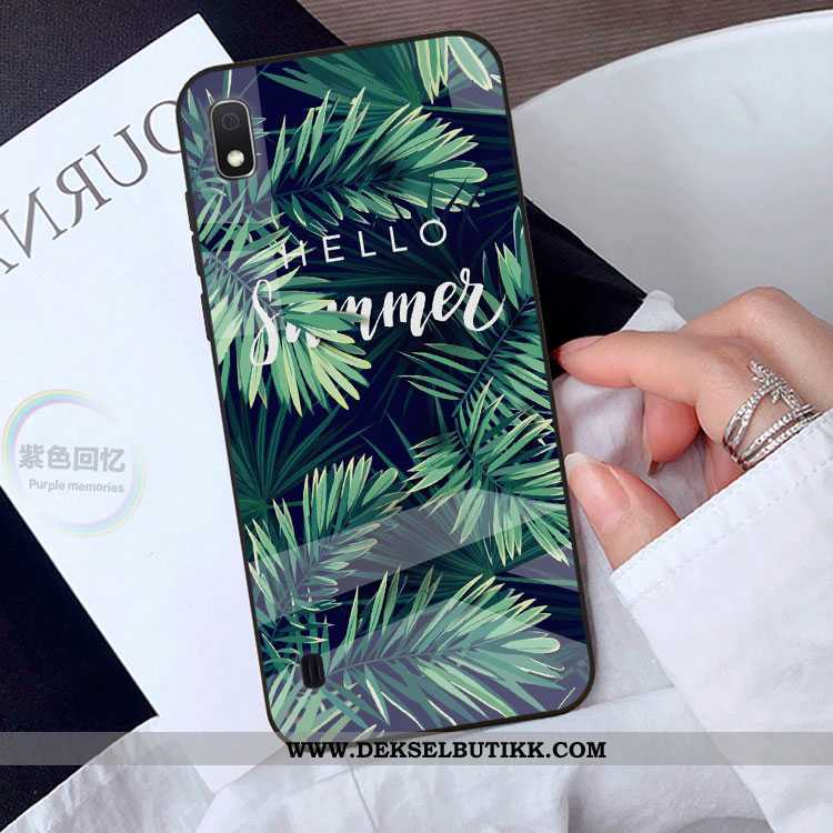 Etui Samsung Galaxy A10 Cartoon Stjernehimmel Svart Stjernene, Deksel Samsung Galaxy A10 Beskyttelse