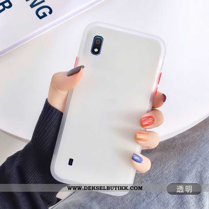 Etui Samsung Galaxy A10 Silikon Myke Alt Inkludert Lovers Grønn, Deksel Samsung Galaxy A10 Nubuck Ti