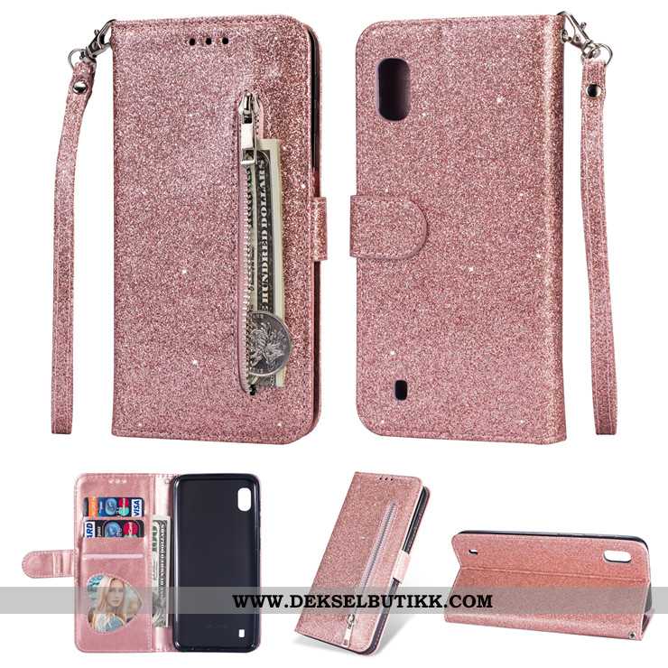 Etui Samsung Galaxy A10 Skinndeksel Mobiltelefon Beskyttelse Anti-fall Rosa, Deksel Samsung Galaxy A