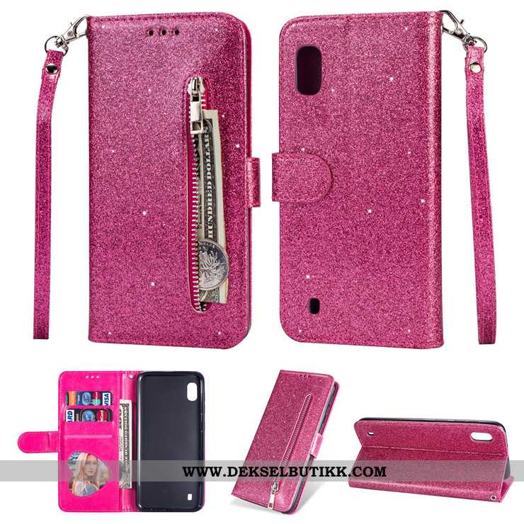 Etui Samsung Galaxy A10 Skinndeksel Mobiltelefon Beskyttelse Anti-fall Rosa, Deksel Samsung Galaxy A