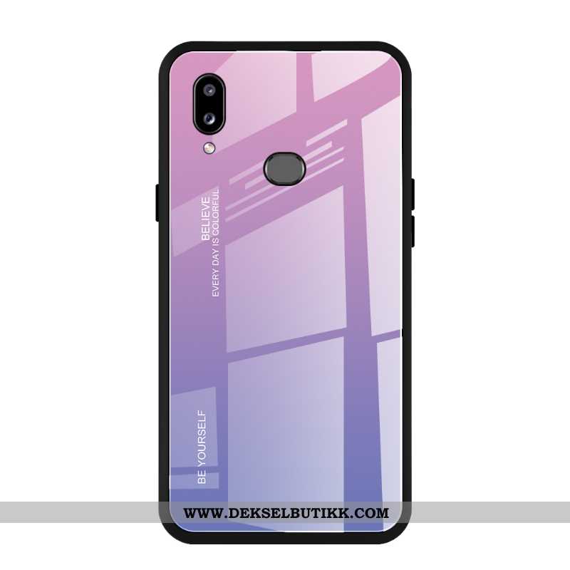 Etui Samsung Galaxy A10s Beskyttelse Gradient Anti-fall Stjernene Lilla, Deksel Samsung Galaxy A10s 