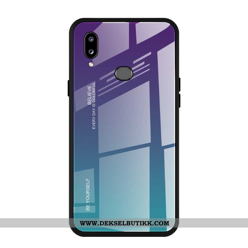 Etui Samsung Galaxy A10s Beskyttelse Gradient Anti-fall Stjernene Lilla, Deksel Samsung Galaxy A10s 