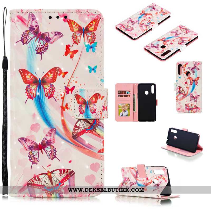 Etui Samsung Galaxy A10s Skinndeksel Deksel Stjernene Vakker Rosa, Samsung Galaxy A10s Cartoon Til S