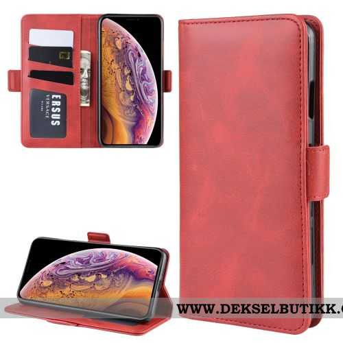 Etui Samsung Galaxy A20e Beskyttelse Spenne Folio Kort Gul, Deksel Samsung Galaxy A20e Skinndeksel B