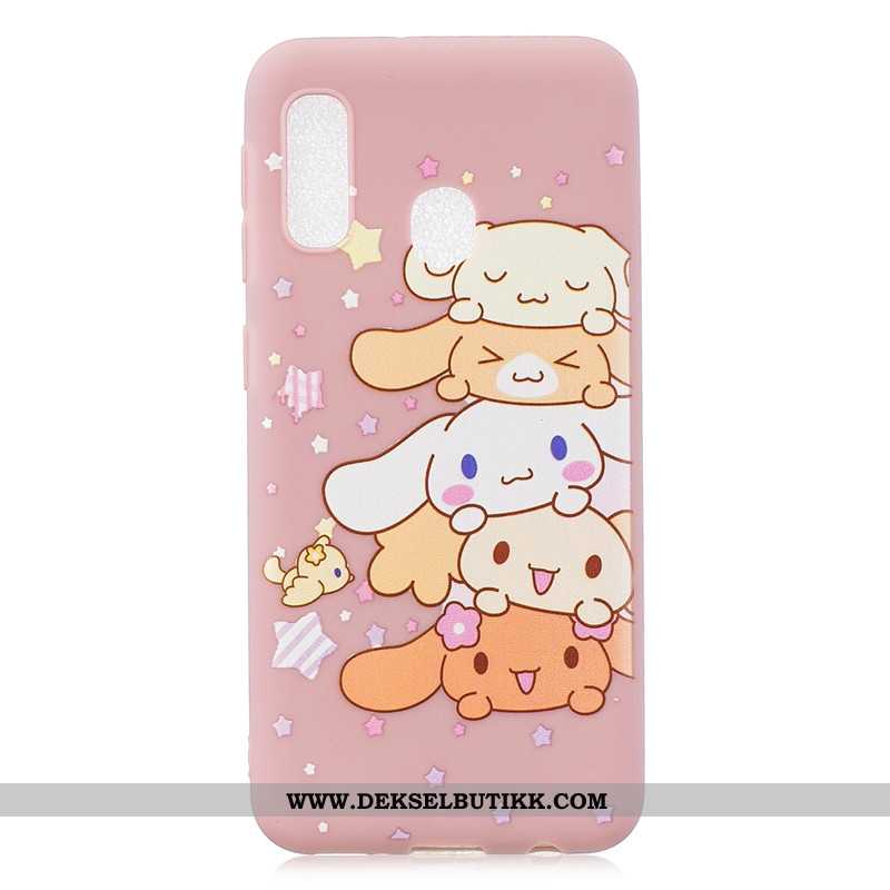 Etui Samsung Galaxy A20e Cartoon Mobiltelefon Konfekter Blå, Deksel Samsung Galaxy A20e Hengende Orn