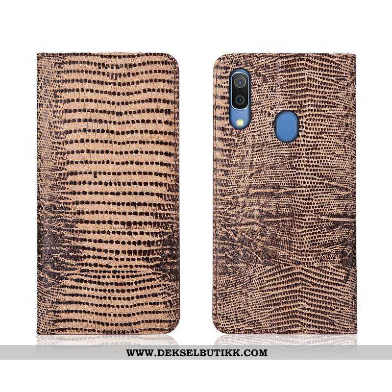 Etui Samsung Galaxy A20e Silikon Mobiltelefon Clamshell Brun, Deksel Samsung Galaxy A20e Beskyttelse