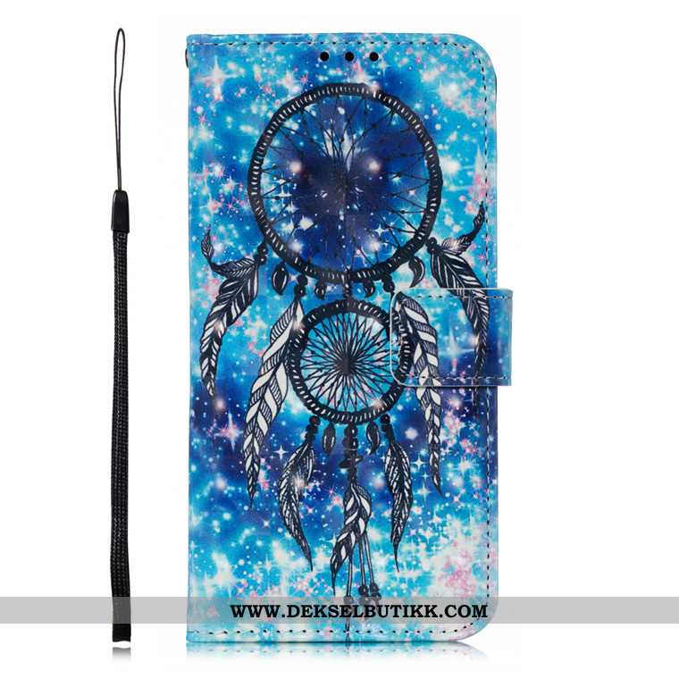 Etui Samsung Galaxy A20s Beskyttelse Anti-fall Cartoon Blå, Deksel Samsung Galaxy A20s Skinndeksel S