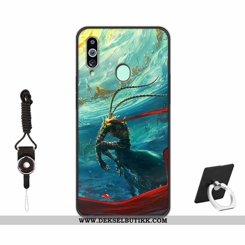 Etui Samsung Galaxy A20s Beskyttelse Farge Malt Av Personlighet Rød, Deksel Samsung Galaxy A20s Nubu