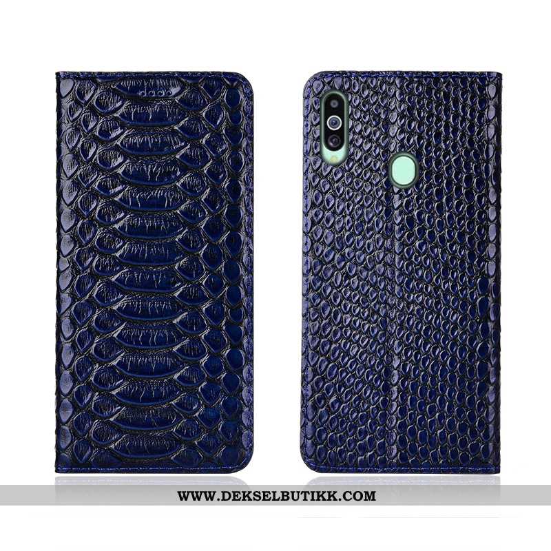 Etui Samsung Galaxy A20s Beskyttelse Nubuck Folio Mobiltelefon Svart, Deksel Samsung Galaxy A20s Ski