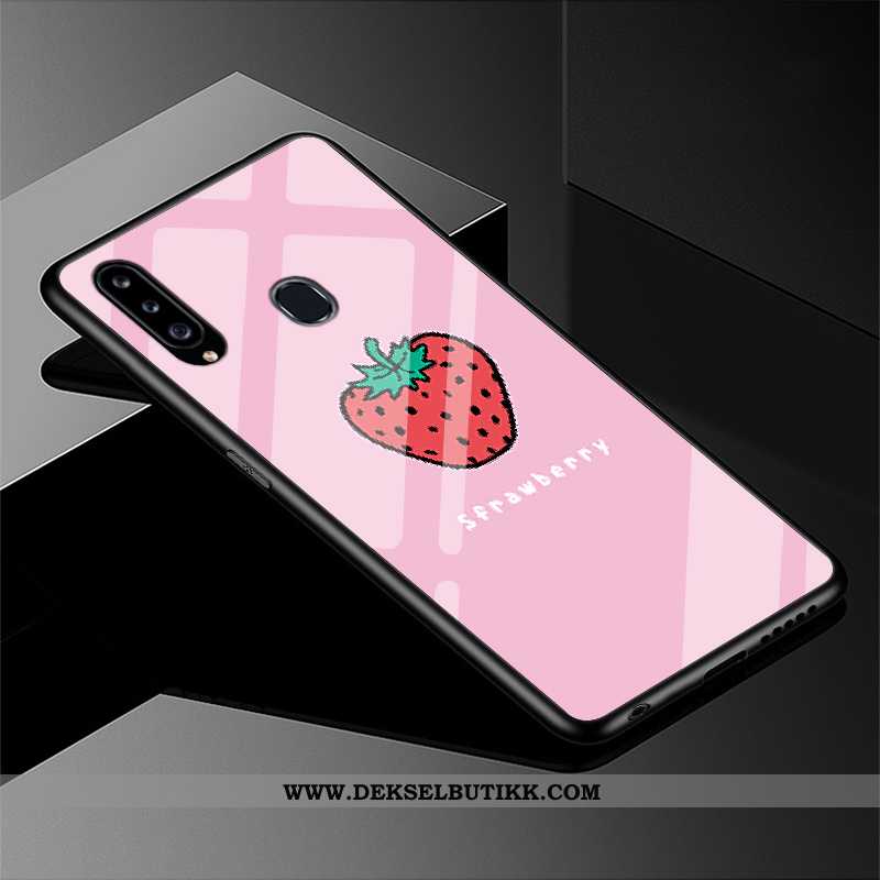 Etui Samsung Galaxy A20s Beskyttelse Silikon Cartoon Hvitt, Deksel Samsung Galaxy A20s Glass Til Sal