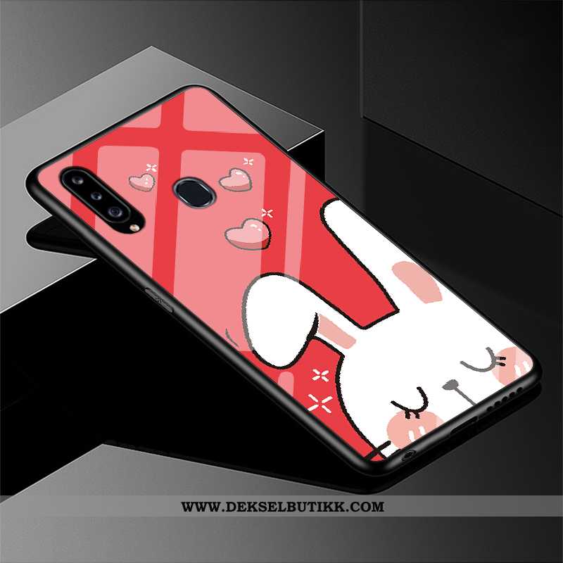 Etui Samsung Galaxy A20s Beskyttelse Silikon Cartoon Hvitt, Deksel Samsung Galaxy A20s Glass Til Sal