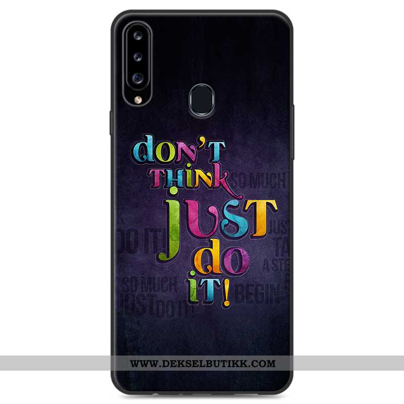 Etui Samsung Galaxy A20s Myke Grå Deksel Mobiltelefon, Samsung Galaxy A20s Silikon Tilbud