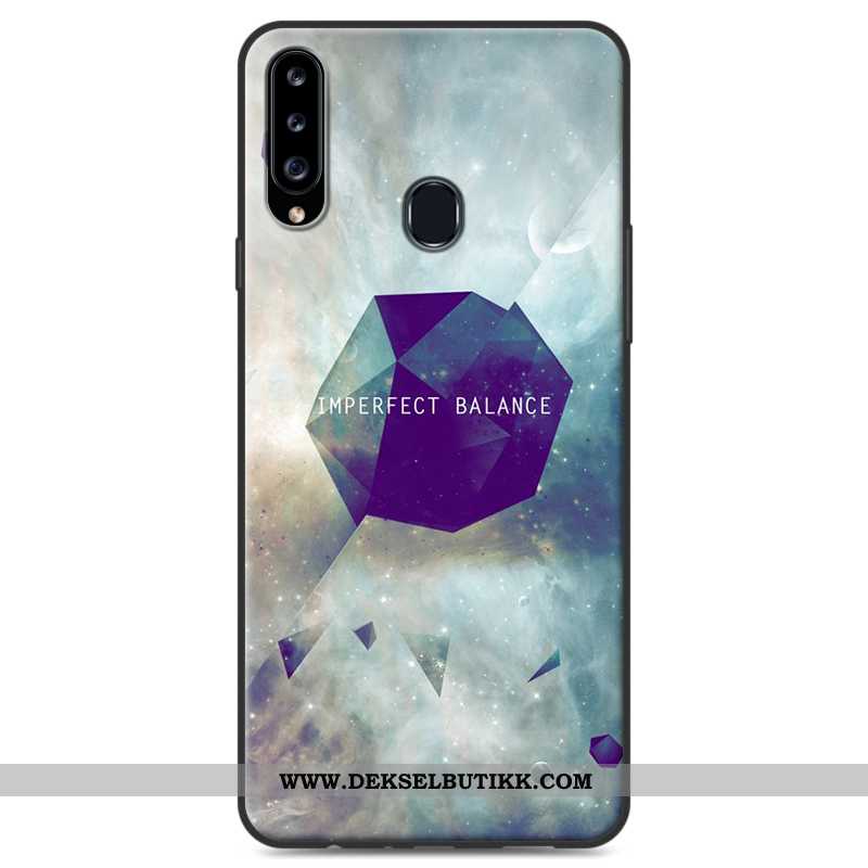 Etui Samsung Galaxy A20s Myke Grå Deksel Mobiltelefon, Samsung Galaxy A20s Silikon Tilbud