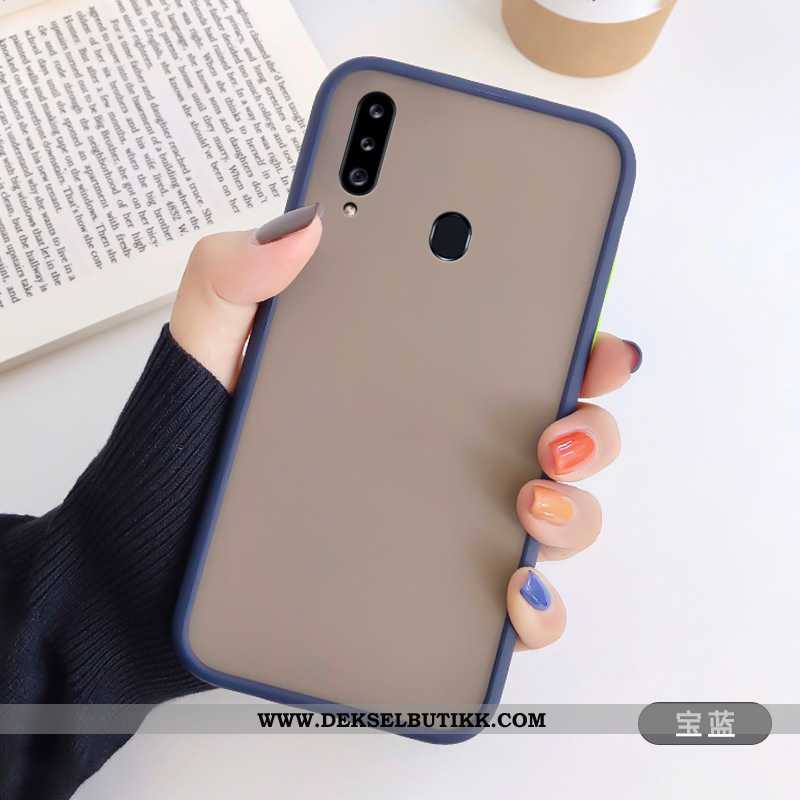 Etui Samsung Galaxy A20s Silikon Trend Nye Grønn, Deksel Samsung Galaxy A20s Nubuck Tilbud