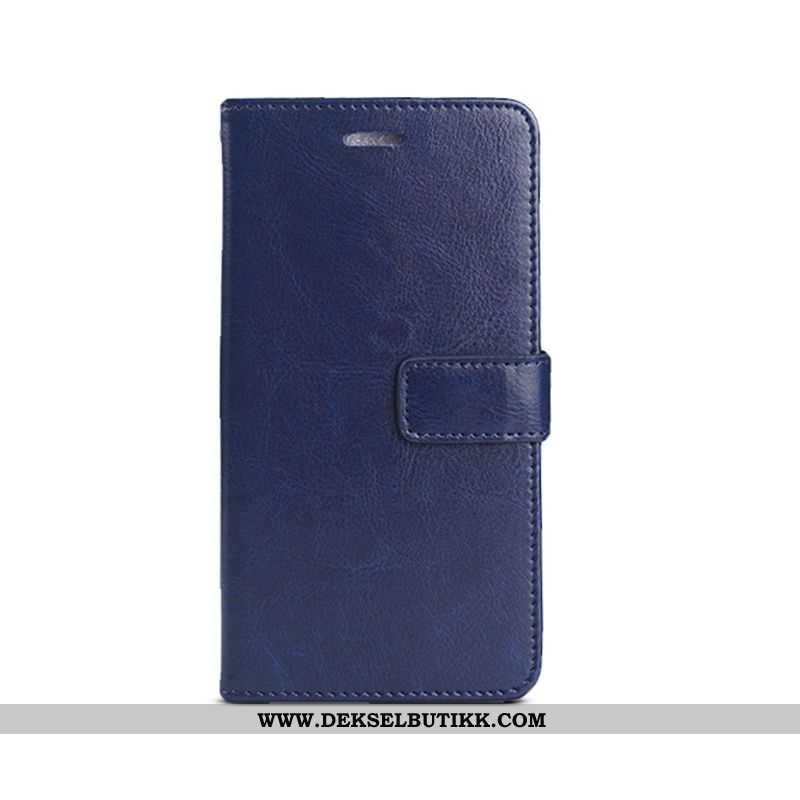 Etui Samsung Galaxy A20s Skinn Lær Beskyttelse Folio Business Brun, Deksel Samsung Galaxy A20s Silik