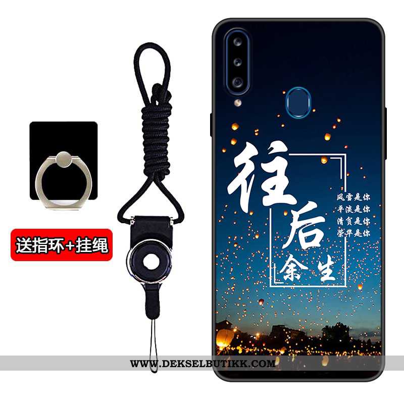 Etui Samsung Galaxy A20s Vakker Alt Inkludert Beskyttelse Fersk Svart, Deksel Samsung Galaxy A20s Tr