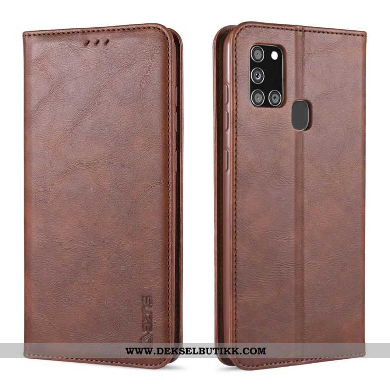 Etui Samsung Galaxy A21s Beskyttelse Kort Alt Inkludert Folio Svart, Deksel Samsung Galaxy A21s Skin