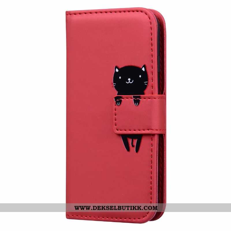 Etui Samsung Galaxy A21s Skinndeksel Deksel Dyr Rød, Samsung Galaxy A21s Myke Tilbud