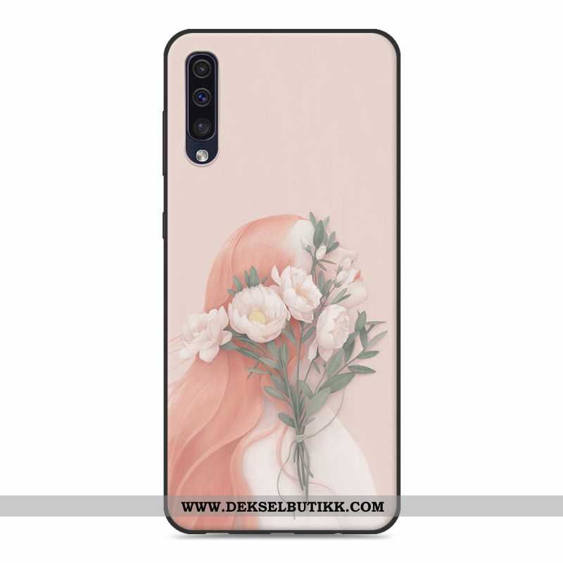 Etui Samsung Galaxy A30s Silikon Liten Myke Mobiltelefon Hvitt, Deksel Samsung Galaxy A30s Beskyttel