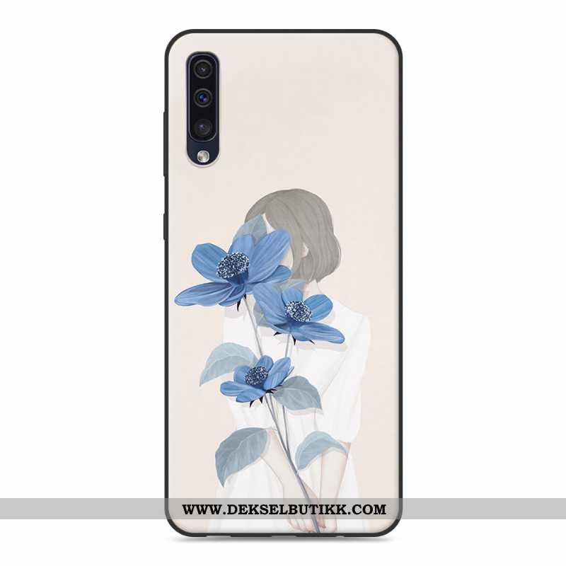 Etui Samsung Galaxy A30s Silikon Liten Myke Mobiltelefon Hvitt, Deksel Samsung Galaxy A30s Beskyttel