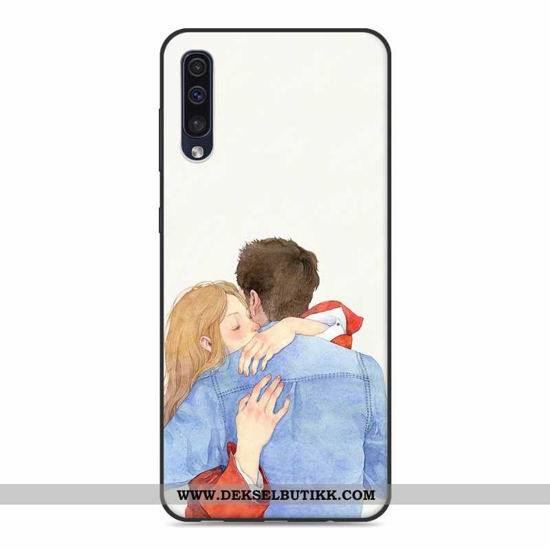 Etui Samsung Galaxy A30s Silikon Liten Myke Mobiltelefon Hvitt, Deksel Samsung Galaxy A30s Beskyttel