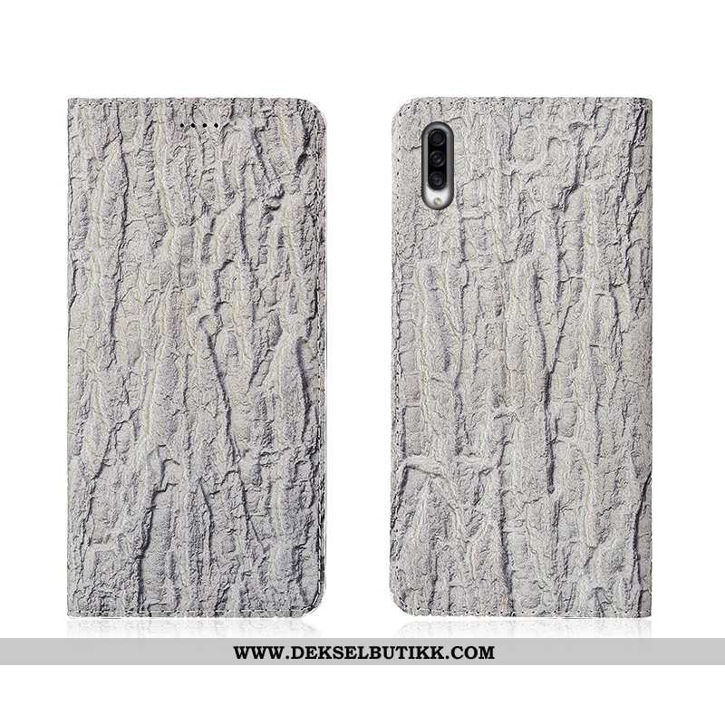 Etui Samsung Galaxy A30s Silikon Rød Skinn Lær, Deksel Samsung Galaxy A30s Beskyttelse Salg