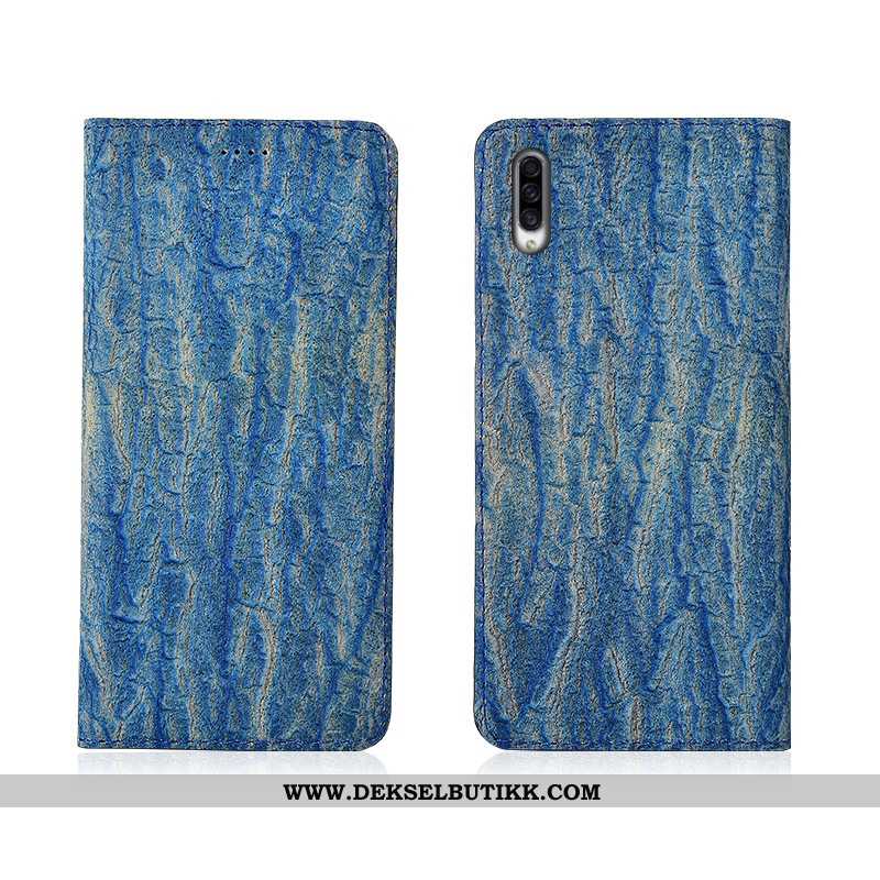 Etui Samsung Galaxy A30s Silikon Rød Skinn Lær, Deksel Samsung Galaxy A30s Beskyttelse Salg