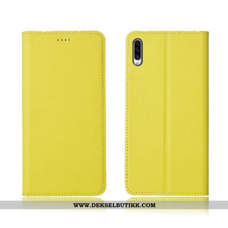 Etui Samsung Galaxy A30s Silikon Skinndeksel Mobiltelefon Anti-fall Gul, Deksel Samsung Galaxy A30s 