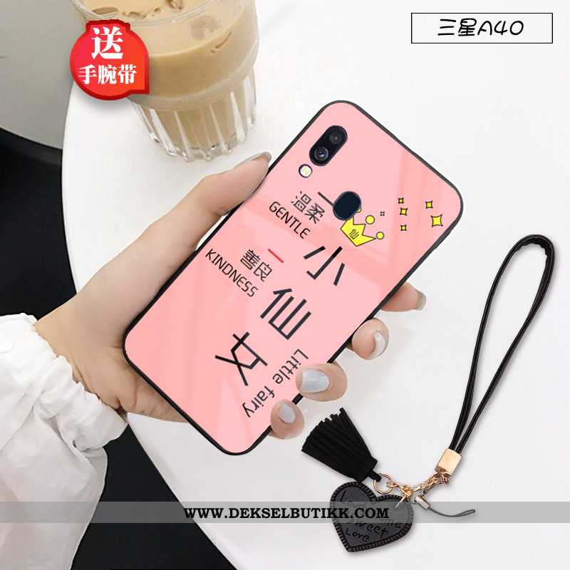 Etui Samsung Galaxy A40 Kreativ Rosa Myke Hard, Deksel Samsung Galaxy A40 Trend Butikk