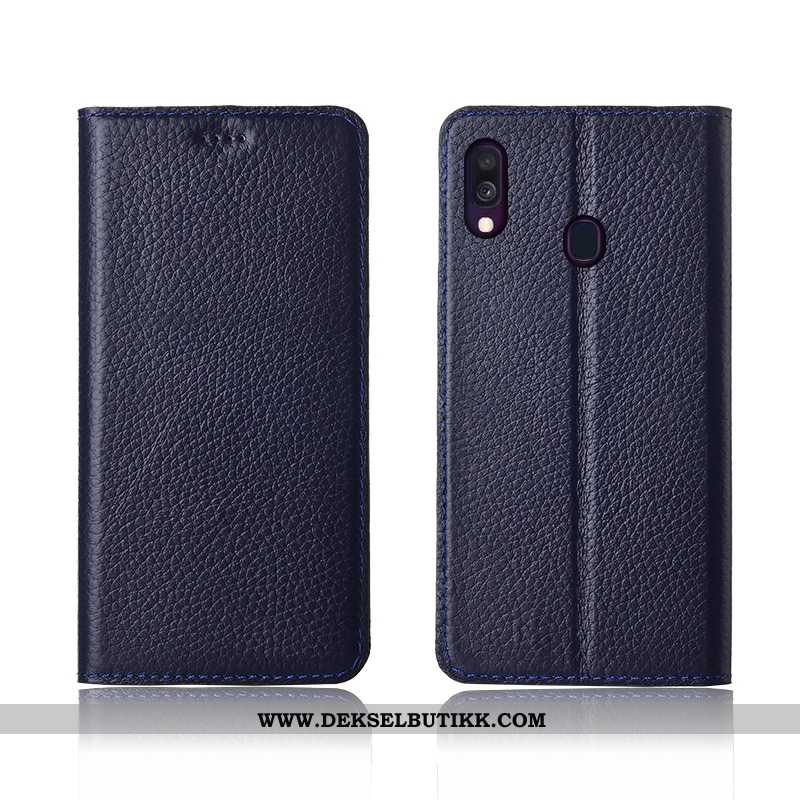 Etui Samsung Galaxy A40 Skinndeksel Deksel Alt Inkludert Svart, Samsung Galaxy A40 Nubuck Kjøpe