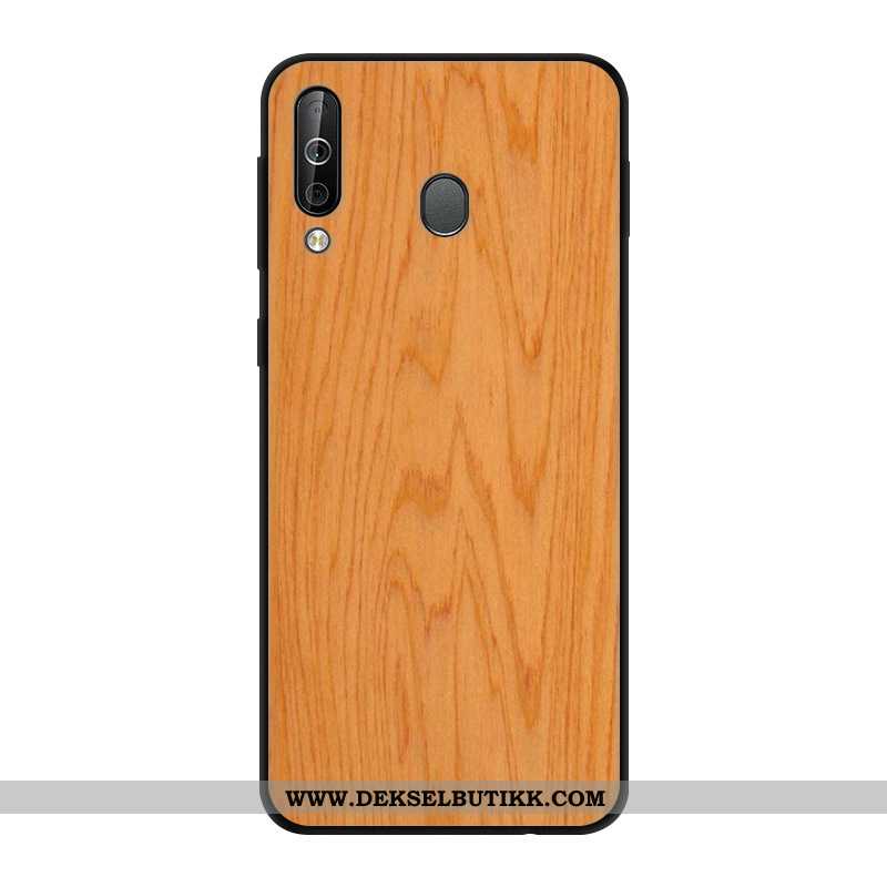 Etui Samsung Galaxy A40s Beskyttelse Deksel Stjernene Mønster Khaki, Samsung Galaxy A40s Glass Rabat