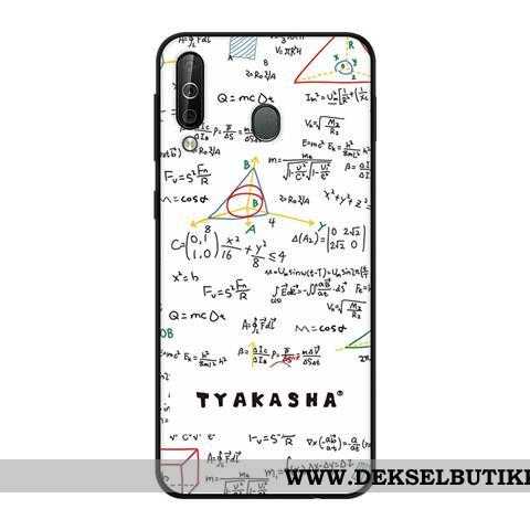 Etui Samsung Galaxy A40s Kreativ Nubuck Beskyttelse Svart Grønn, Deksel Samsung Galaxy A40s Myke Til