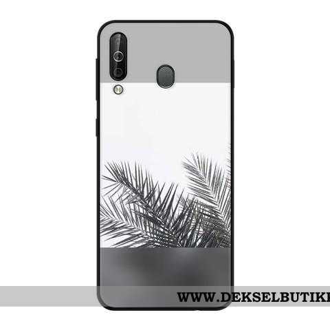 Etui Samsung Galaxy A40s Kreativ Nubuck Beskyttelse Svart Grønn, Deksel Samsung Galaxy A40s Myke Til