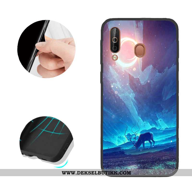 Etui Samsung Galaxy A40s Mønster Svart Deksel Mobiltelefon, Samsung Galaxy A40s Billige