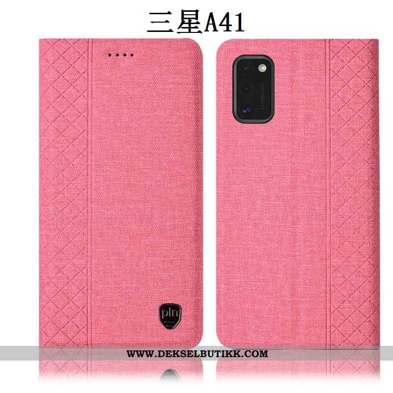 Etui Samsung Galaxy A41 Beskyttelse Mobiltelefon Rosa Deksel, Samsung Galaxy A41 Bomull Tilbud