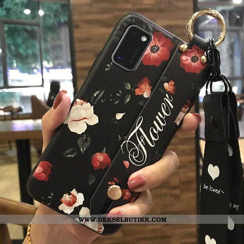 Etui Samsung Galaxy A41 Myke Støtte Deksel Hvit Hvitt, Samsung Galaxy A41 Beskyttelse Butikk